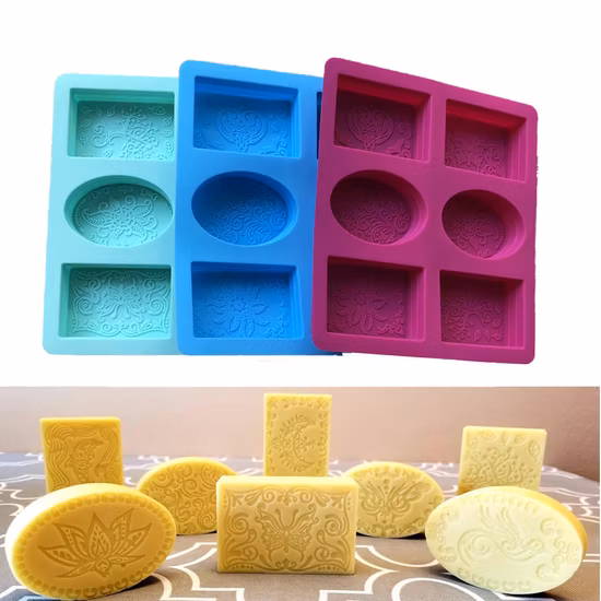 Forme de fleur en gros DIY Savon au chocolat Jelly Pudding Moule en silicone